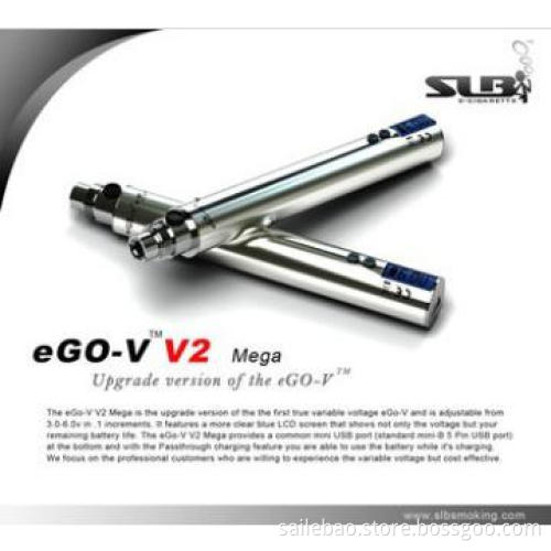 new !!!slb ego v v2 mega 1200mAh battery from shenzhen SLB Smoking
